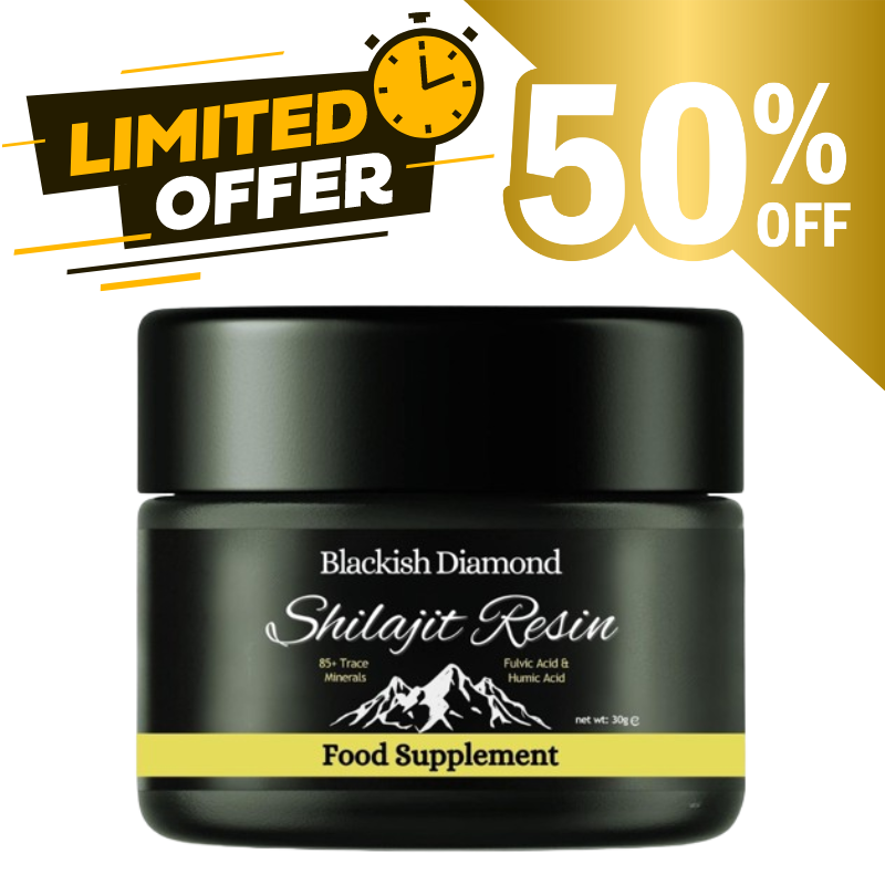 Shilajit Resin from Blackish Diamond food supplement 20g