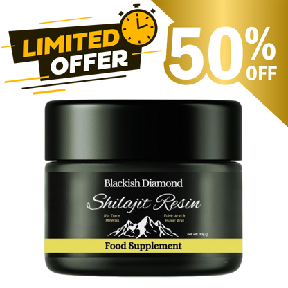 Shilajit Resin from Blackish Diamond food supplement 20g